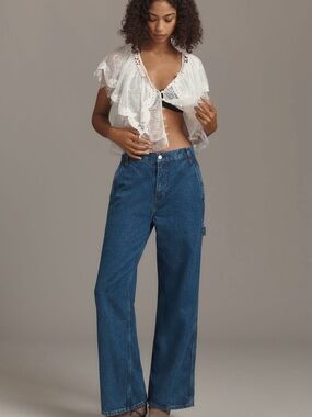 Reformation Diego Mid-Rise Baggy Utility Jeans
